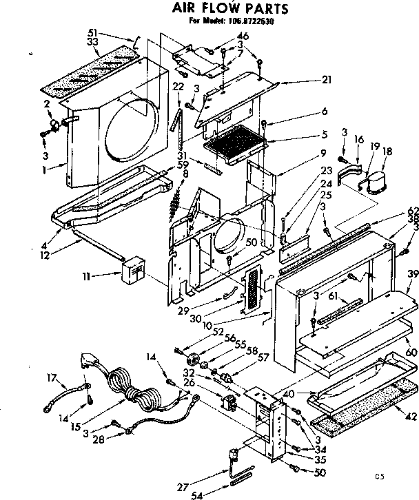 Air flow parts