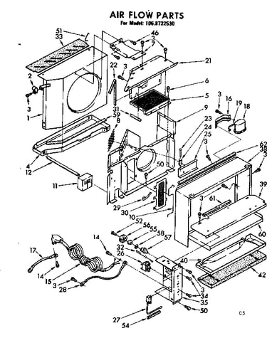 Air flow parts
