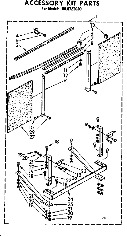 Accessory kit parts