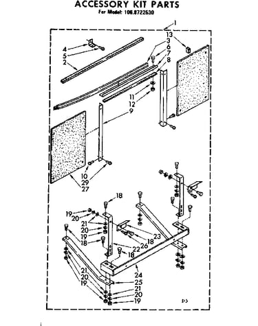 Accessory kit parts