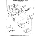 Kenmore 1068730510 air flow & control parts diagram