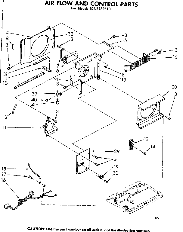 Air flow & control parts