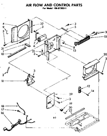 Air flow & control parts