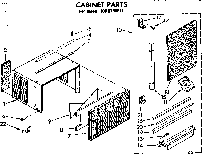 Cabinet parts