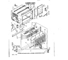 Kenmore 1068731590 cabinet parts diagram