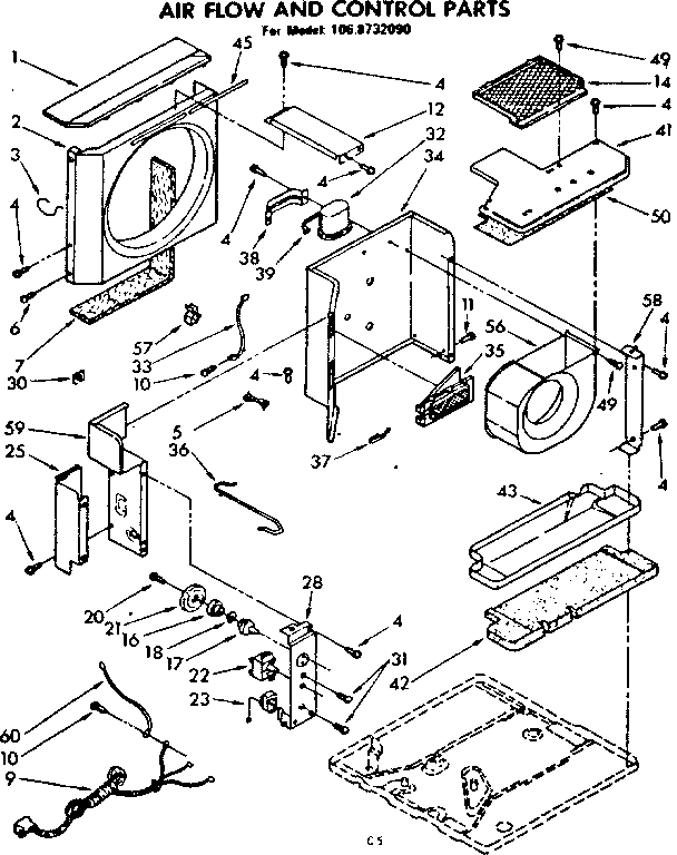 Air flow and control parts