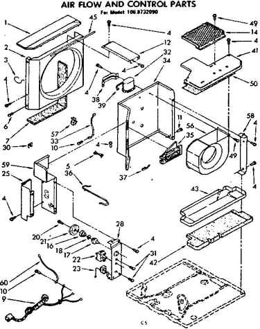 Air flow and control parts