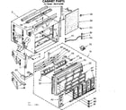 Kenmore 1068732990 cabinet parts diagram