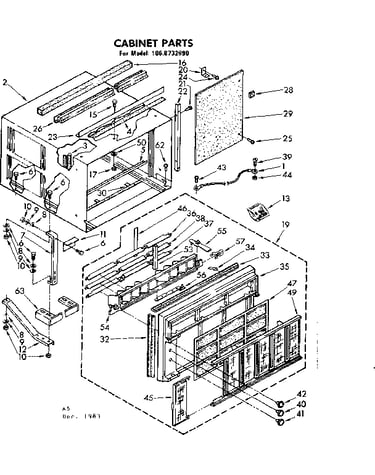 Cabinet parts