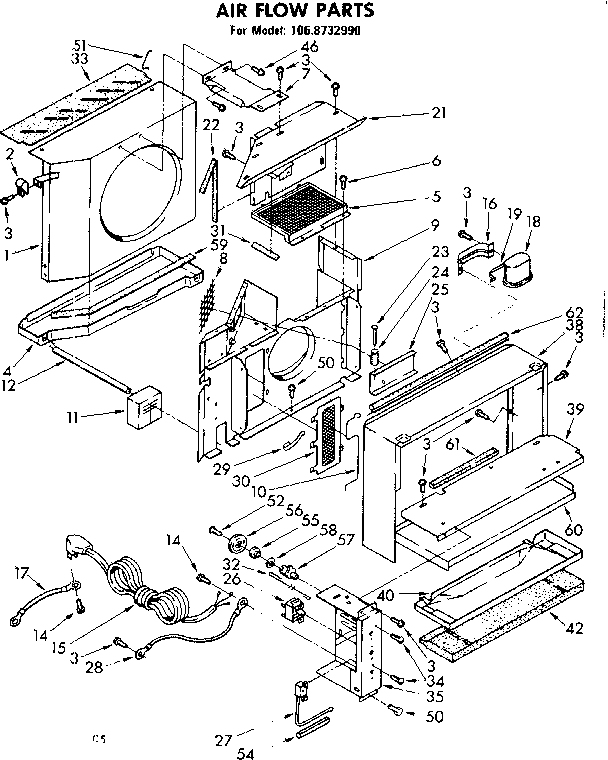 Air flow parts