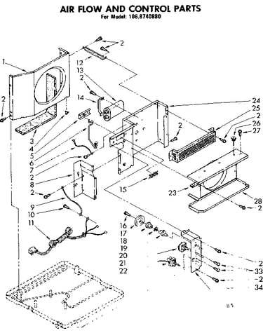 Air flow and control parts