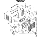 Kenmore 1068740880-AC cabinet parts diagram