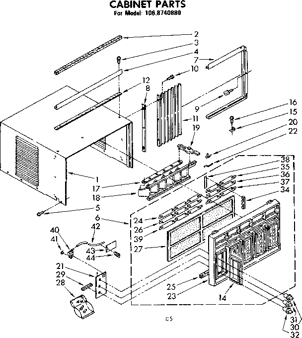 Cabinet parts