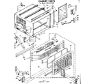 Kenmore 1068741590 cabinet parts diagram