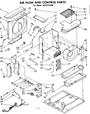 Air flow and control parts