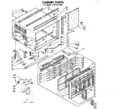 Kenmore 1068741890 cabinet parts diagram