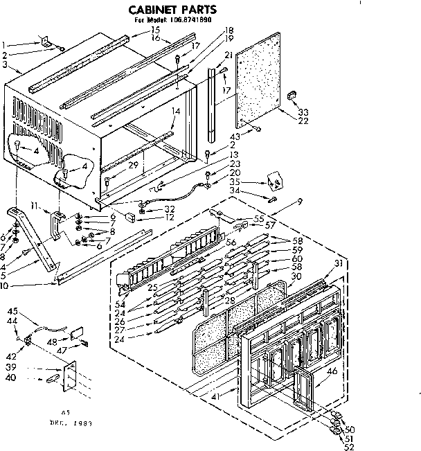 Cabinet parts