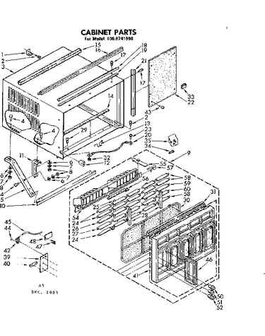 Cabinet parts