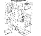 Kenmore 1068741890 air flow and control parts diagram