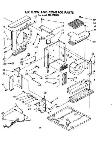 Air flow and control parts