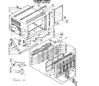 Kenmore 1068742190 cabinet parts diagram