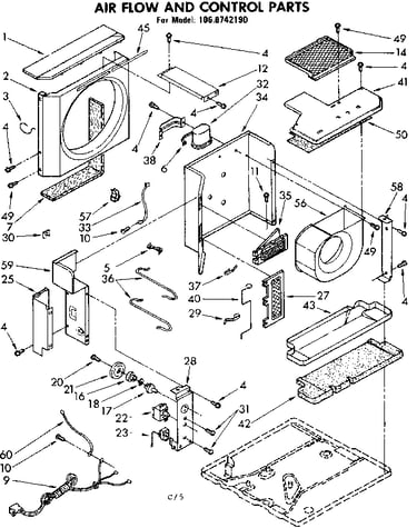 Air flow and control parts