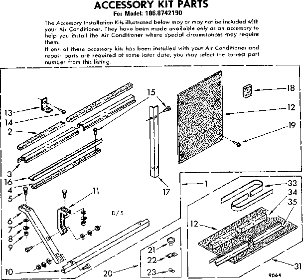 ACCESSORY KIT PARTS