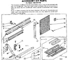 Kenmore 1068742190 accessory kit parts diagram