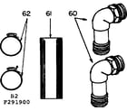 Kenmore 153291900 elbow and hose diagram