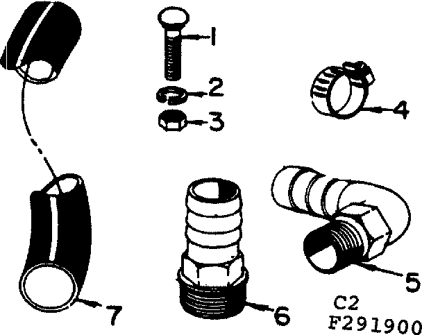 Hose clamp and adapter