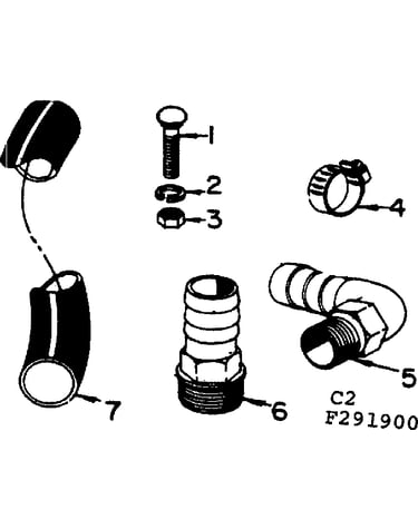 Hose clamp and adapter