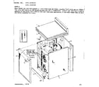 Kenmore 153310510 non-functional replacement parts diagram