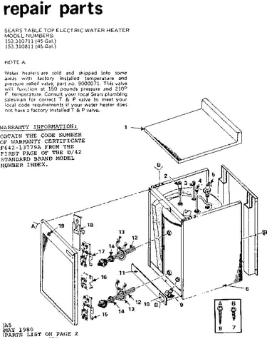 Replacement parts