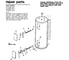 Kenmore 153322440 replacement parts diagram