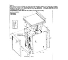 Kenmore 153312812 non-functional replacement parts diagram