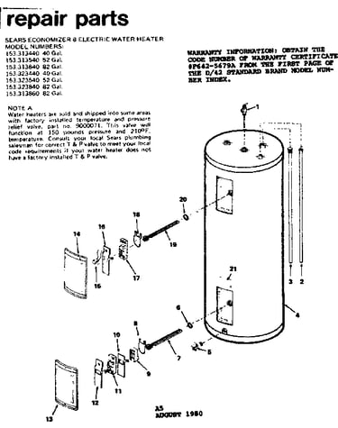 Replacement parts