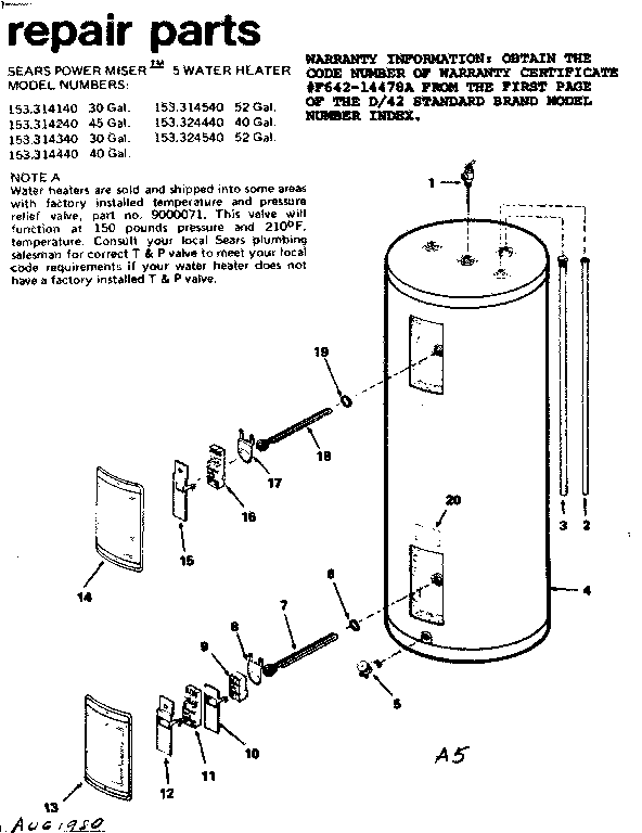 Replacement parts