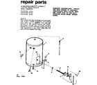Kenmore 153317240 replacement parts diagram