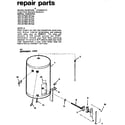 Kenmore 153317160 replacement parts diagram