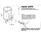 Kenmore 153317460 replacement parts diagram