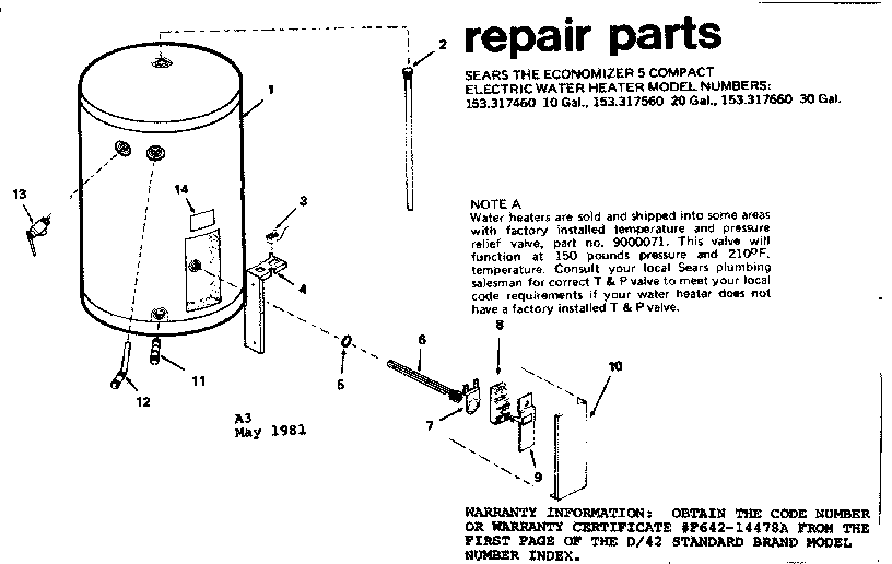 Replacement parts
