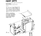 Kenmore 153319611 replacement parts diagram