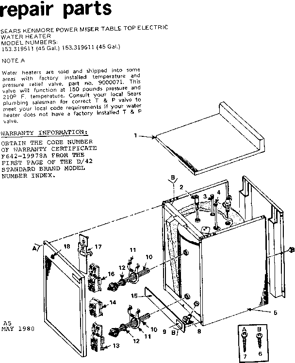 Replacement parts