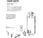 Kenmore 153323812 replacement parts diagram