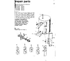 Kenmore 153322783 repair parts diagram
