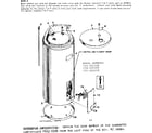 Kenmore 153321330 non-functional replacement parts diagram