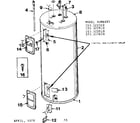 Kenmore 153322610 non-functional replacement parts diagram