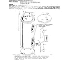 Kenmore 153326411 non-functional replacement parts diagram