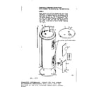 Kenmore 153325510 non-functional replacement parts diagram