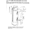 Kenmore 153327111 non-functional replacement parts diagram